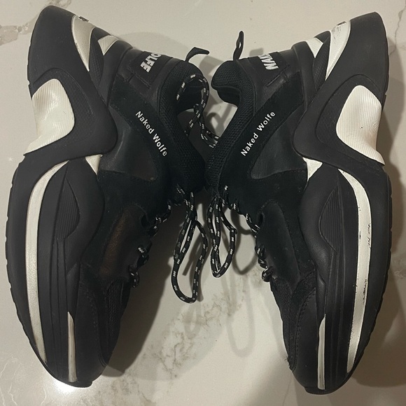 EUC Naked WolfeTrack Double Chunky Platform Sneaker - 9 - Picture 3 of 8